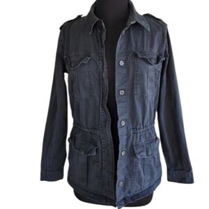 Bella Swan Aesthetic Buffalo David Bitton Charcoal Field Jacket Small Gray